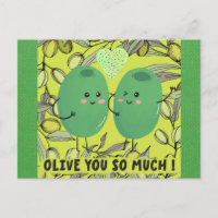 Cute Funny Olive You I Love You