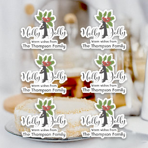Cute Funny Penguin Christmas Gift Labels
