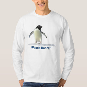 Cute Funny Penguin Dancing Gear T-Shirt