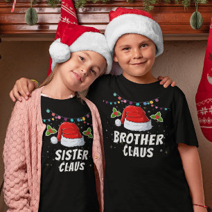 Cute Funny Personalised Santa Hat Christmas T-Shirt