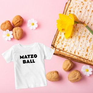 Cute Funny Pesach Passover Matzo Ball Baby T-Shirt