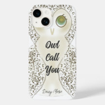 Cute Funny Photography Owl Call You Monogram