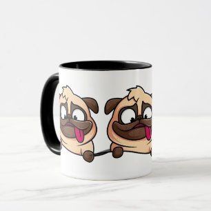 Cute Funny Pug Dog Animal Design Mug