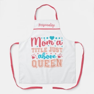 Cute Funny Quote Gift for Mum Kitchen Apron