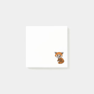 Cute Funny Red Panda Cartoon Post-it Notes