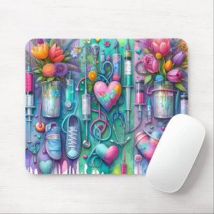 Cute/Funny RN Nurse Mouse Mat