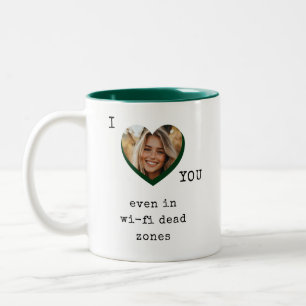 Cute Funny Romantic Girlfriend Boyfriend Valentine Two-Tone Coffee Mug