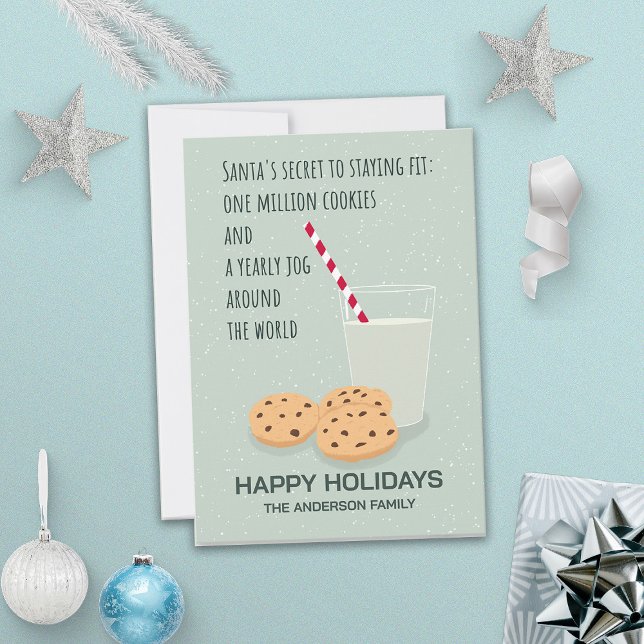 Cute Funny Santa Christmas Holiday Card (Creator Uploaded)