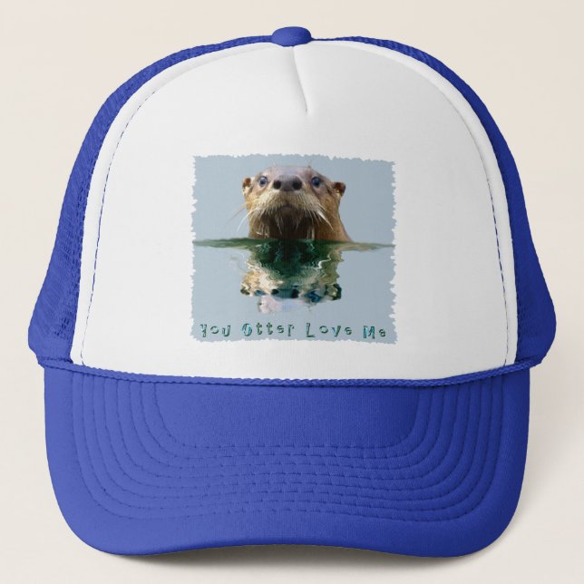 Cute, Funny SEA OTTER Hat (Front)