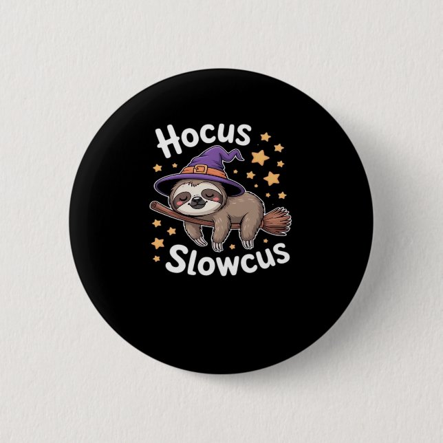 Cute Funny Sloth Halloween Essential T-Shirt 6 Cm Round Badge (Front)