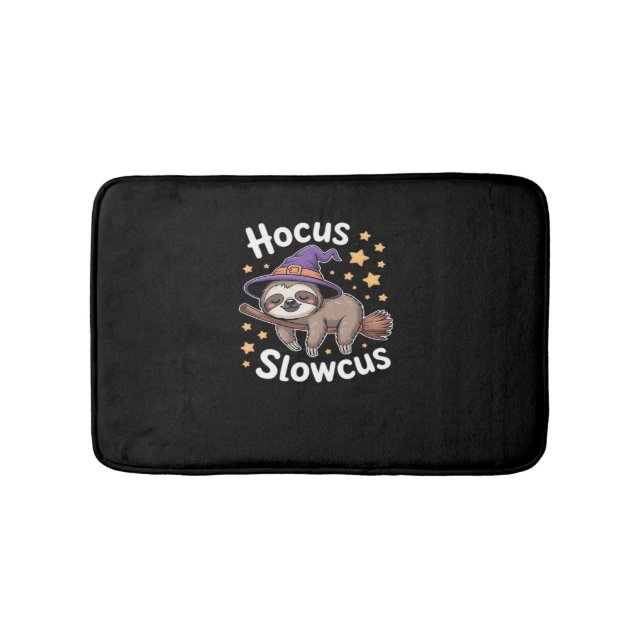 Cute Funny Sloth Halloween Essential T-Shirt Bath Mat (Front)