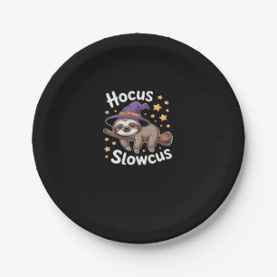Cute Funny Sloth Halloween Essential T-Shirt Paper Plate