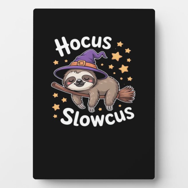 Cute Funny Sloth Halloween Essential T-Shirt Plaque (Front)