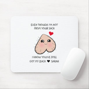 Cute Funny Step Dad Father's Day Mouse Mat