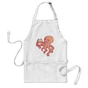 Cute Funny Tako Taco Octopus Standard Apron