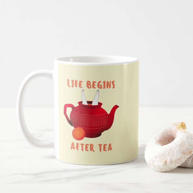Cute Funny Tea  Coffee Mug (With Donut)