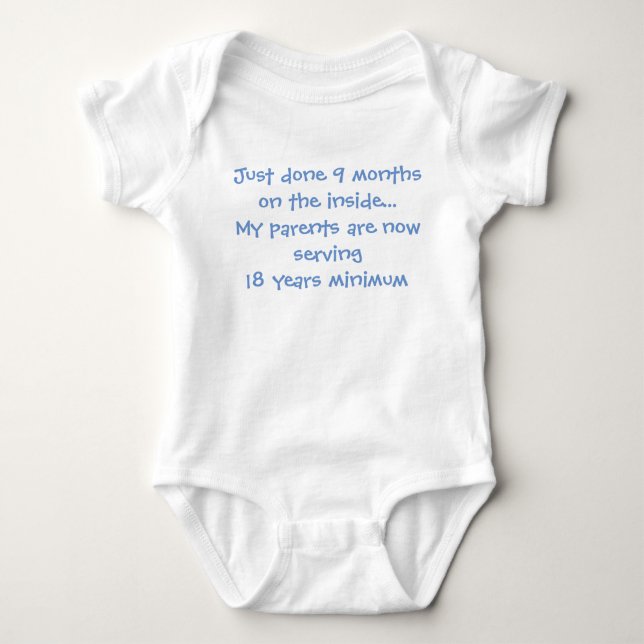CUTE,FUNNY TIME ON THE INSIDE BABY SHIRT (Front)