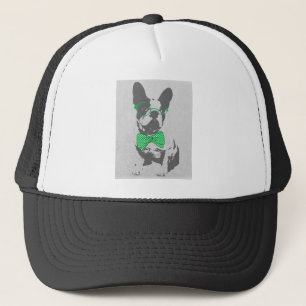 Cute funny trendy vintage animal French bulldog Trucker Hat