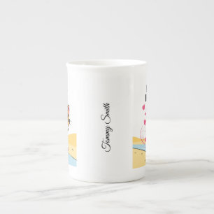 Cute Funny Valentine’s Day for Couples & Friends Bone China Mug