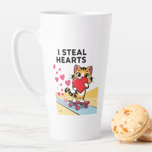 Cute Funny Valentine’s Day for Couples & Friends Latte Mug