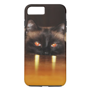 Cute, funny, vampire cat iPhone 8 plus/7 plus case
