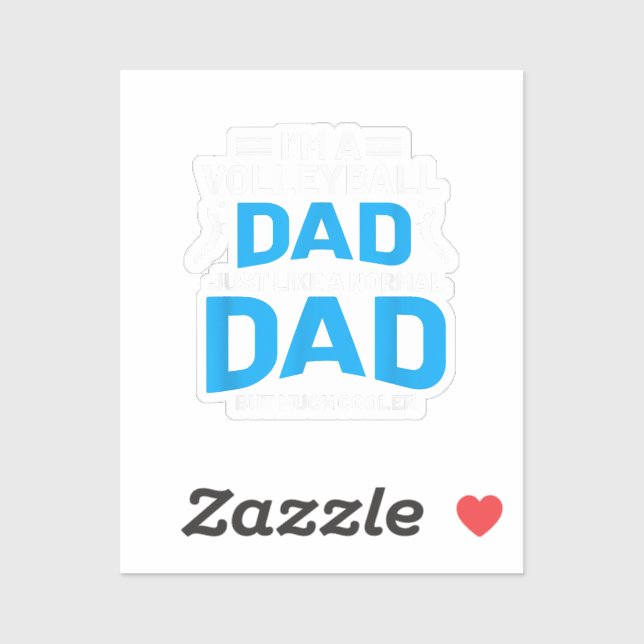 Cute Funny Volleyball Gift For Dads and Men (Sheet)