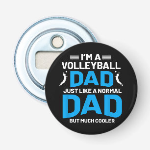 Cute Funny Volleyball Gift For Dads and Men Bottle Opener
