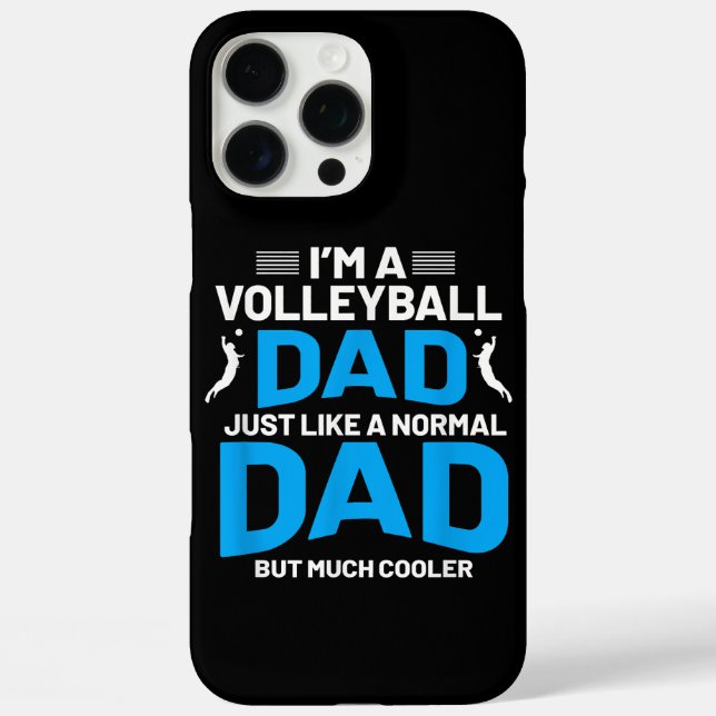 Cute Funny Volleyball Gift For Dads and MenCute Fu Case-Mate iPhone Case (Back)