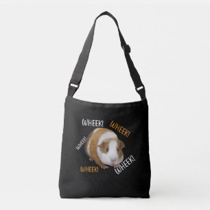 Cute & Funny Wheek - Guinea Pig Owner Cavy Lover Crossbody Bag