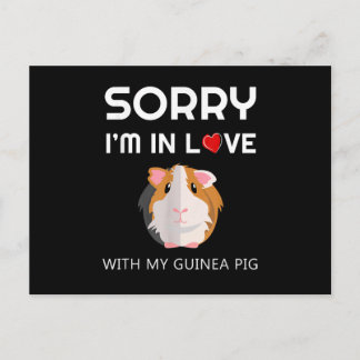 Cute Funny Wheek - Guinea Pig Owner - Cavy Lover G Postcard