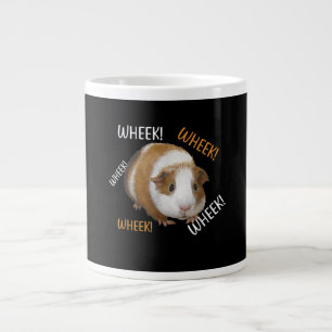 Cute & Funny Wheek - Guinea Pig Owner Cavy Lover Large Coffee Mug