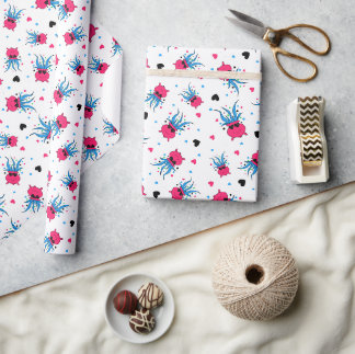 Cute Funny Witch Potion patterned Wrapping Paper