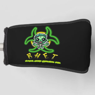Cute, funny zombie golf head cover