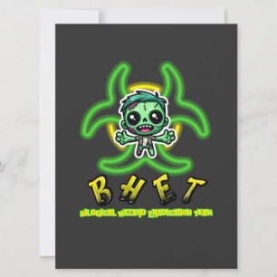 Cute, funny zombie holiday card