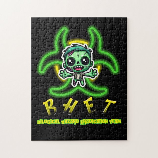 Cute, funny zombie jigsaw puzzle (Vertical)