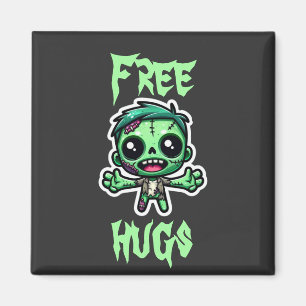 Cute, funny zombie magnet