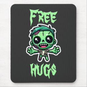 Cute, funny zombie mouse mat