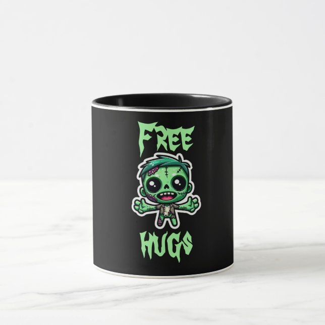 Cute, funny zombie mug (Center)