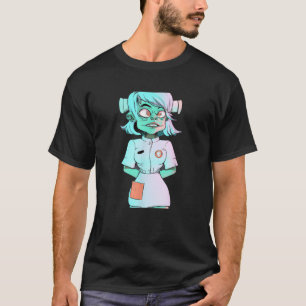 Cute Funny Zombie Nurse Doctor Halloween Nurse T-Shirt