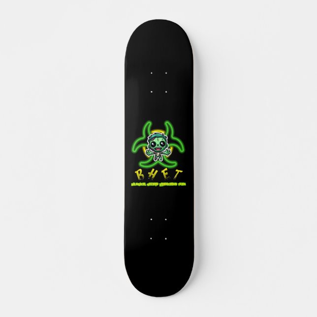 Cute, funny zombie skateboard (Front)
