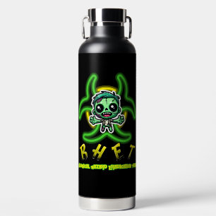 Cute, funny zombie water bottle