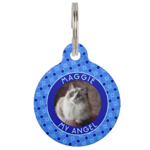 Cute Fur Parent Gift Honeycomb Print Pet Tag