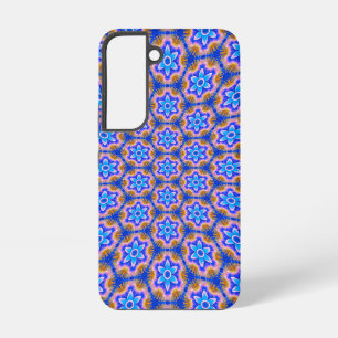 Cute Furry Flowers Pattern Samsung Galaxy Case