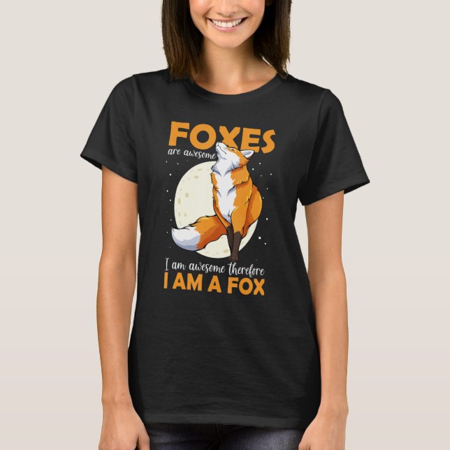 Cute Furry Foxes Retro Animal Zoo Classic Passion  T-Shirt (Front)