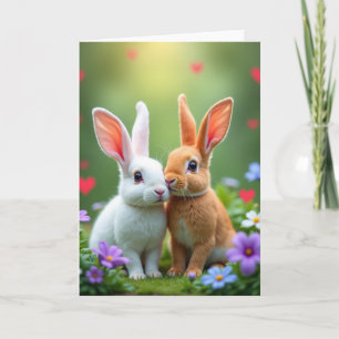 Cute Furry Friends Love Card