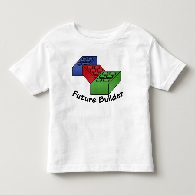 Cute - Future Builder - Classic Toy Toddler T-Shirt (Front)