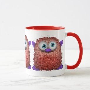 Cute Fuzzy Cartoon Character Art for All Mug