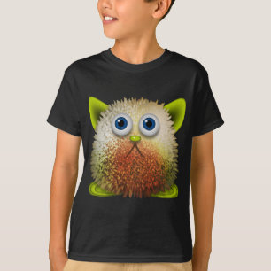 Cute Fuzzy Cartoon Character Art for All T-Shirt