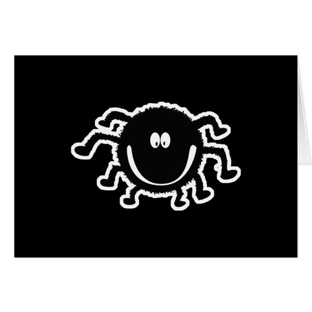 cute fuzzy spider (Front Horizontal)