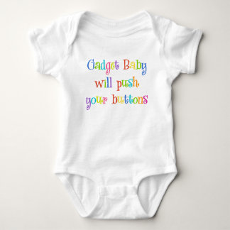 Cute Gadget Baby Will Push Your Buttons Bodysuit